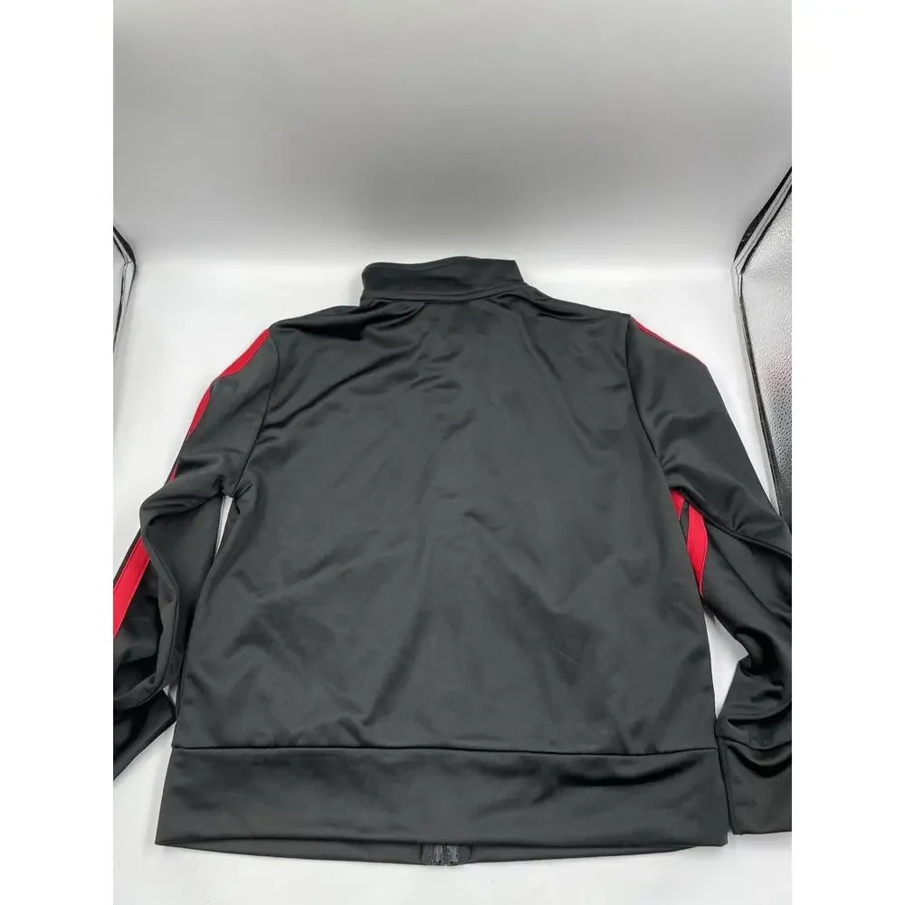adidas boys Zip Front Classic Tricot Jacket and Track Pants Set Size Small